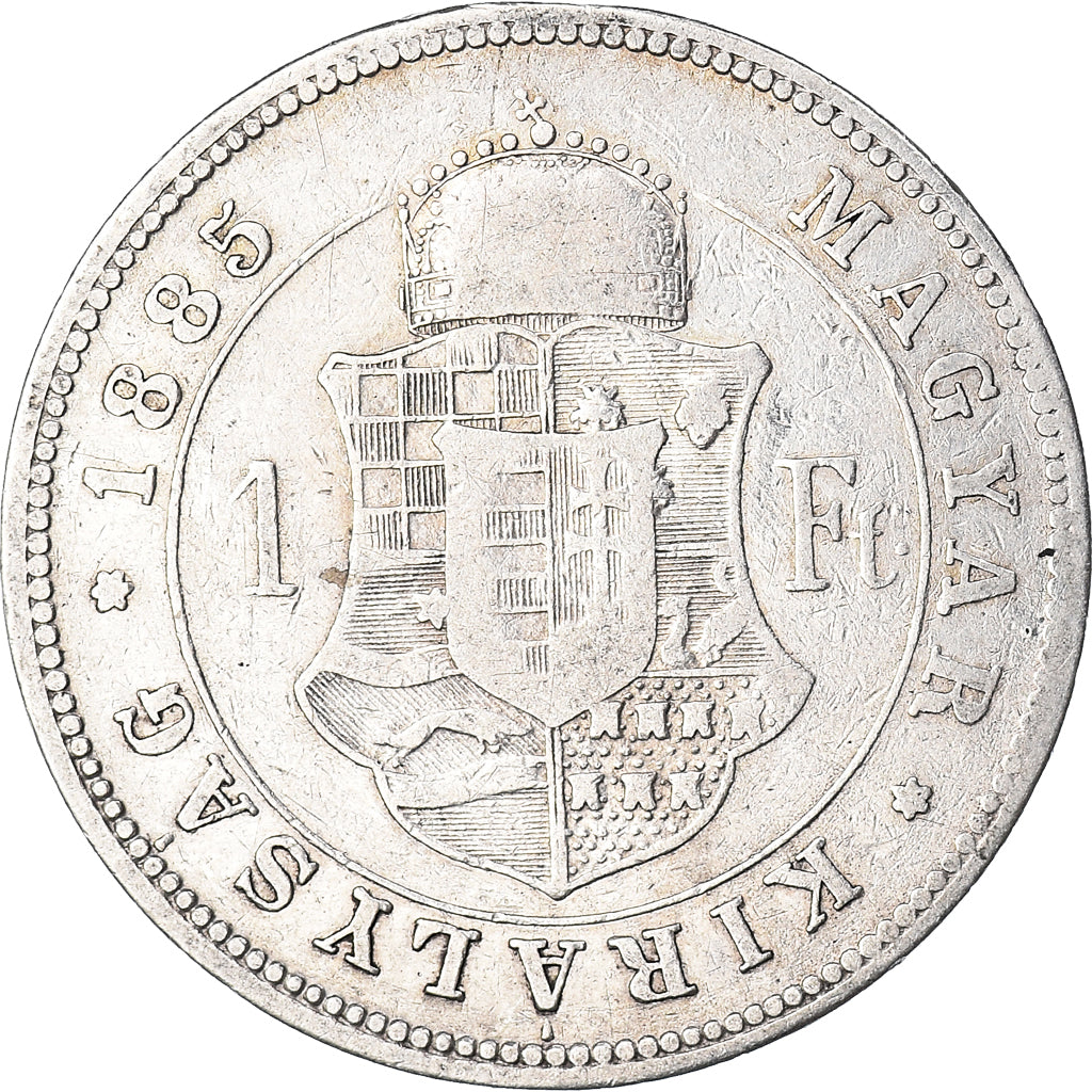 Coin, Hungary, Franz Joseph I, Forint, 1885, Kremnitz, EF(40-45), Silver, KM:469