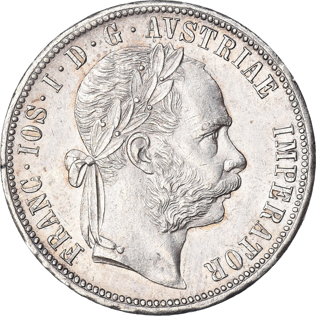 Coin, Austria, Franz Joseph I, Florin, 1878, Vienna, AU(55-58), Silver, KM:2222