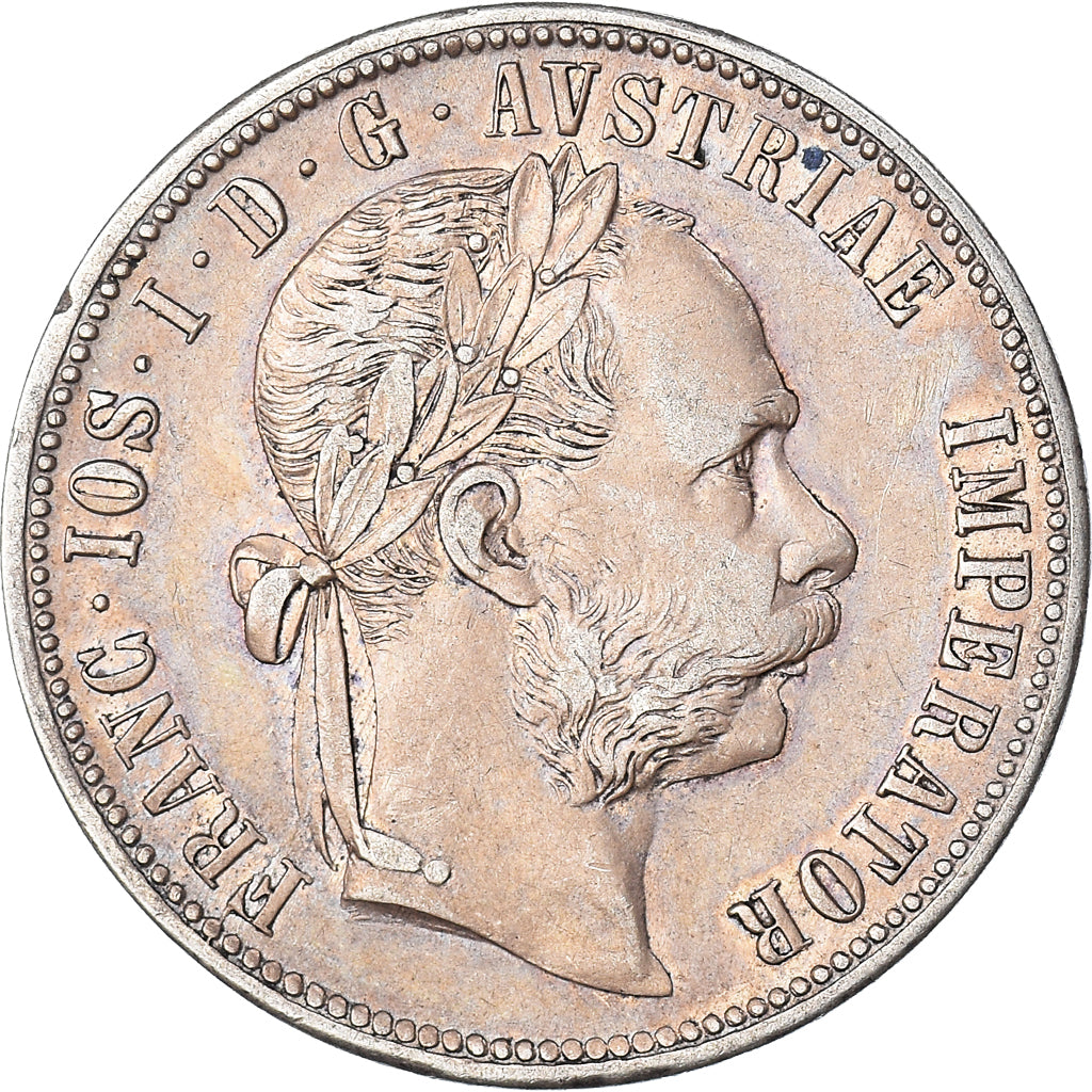 Coin, Austria, Franz Joseph I, Florin, 1879, Vienna, AU(50-53), Silver, KM:2222