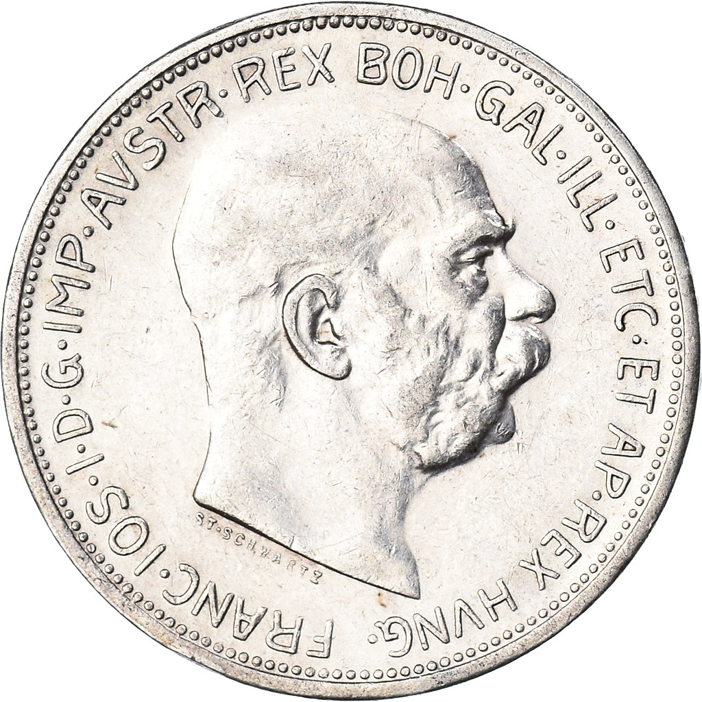 Moneta, Austria, Franz Joseph I, 2 Corona, 1913, BB+, Argento, KM:2821