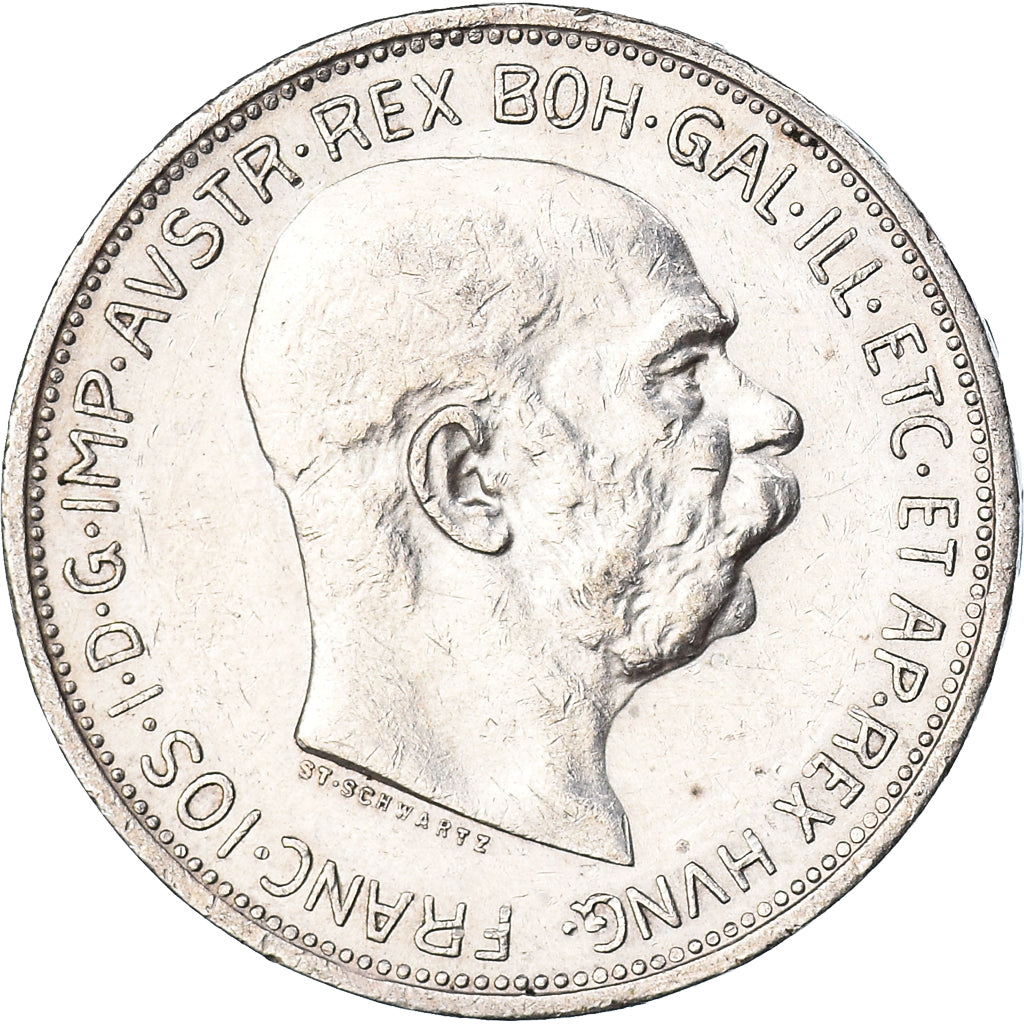 Monnaie, Autriche, Franz Joseph I, 2 Corona, 1913, TTB, Argent, KM:2821