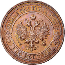 Münze, Russland, Nicholas II, 2 Kopeks, 1914, Saint-Petersburg, VZ+, Kupfer