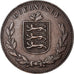 Moeda, Guernesey, 8 Doubles, 1920, Heaton, Birmingham, AU(50-53), Bronze, KM:14