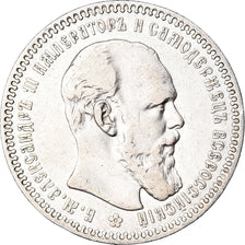 Monnaie, Russie, Alexander III, Rouble, 1983, Saint-Petersburg, TB+, Argent
