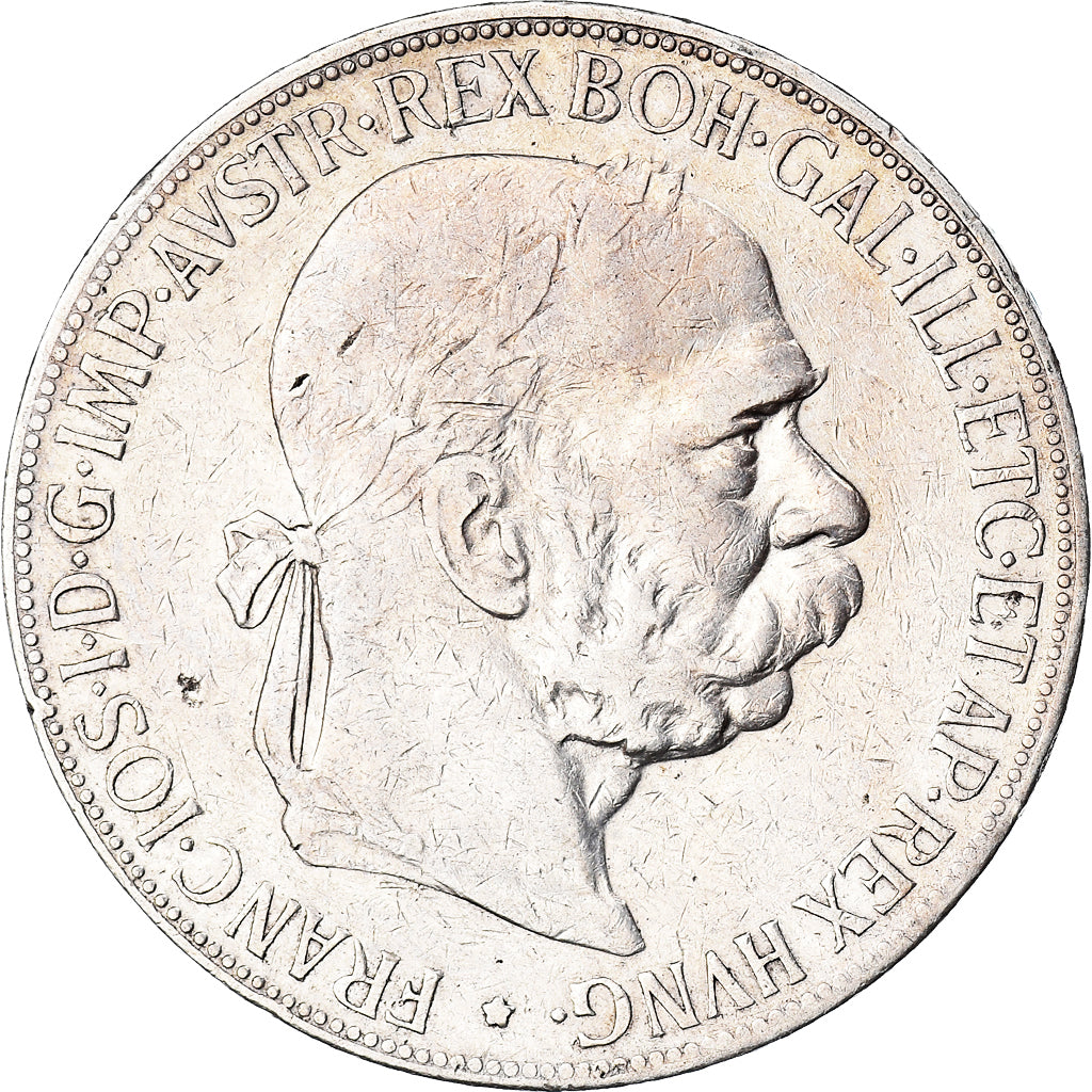 Moneta, Austria, Franz Joseph I, 5 Corona, 1900, BB, Argento, KM:2807