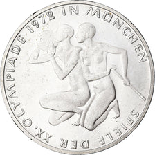 Coin, GERMANY - FEDERAL REPUBLIC, 10 Mark, 1972, Stuttgart, AU(50-53), Silver