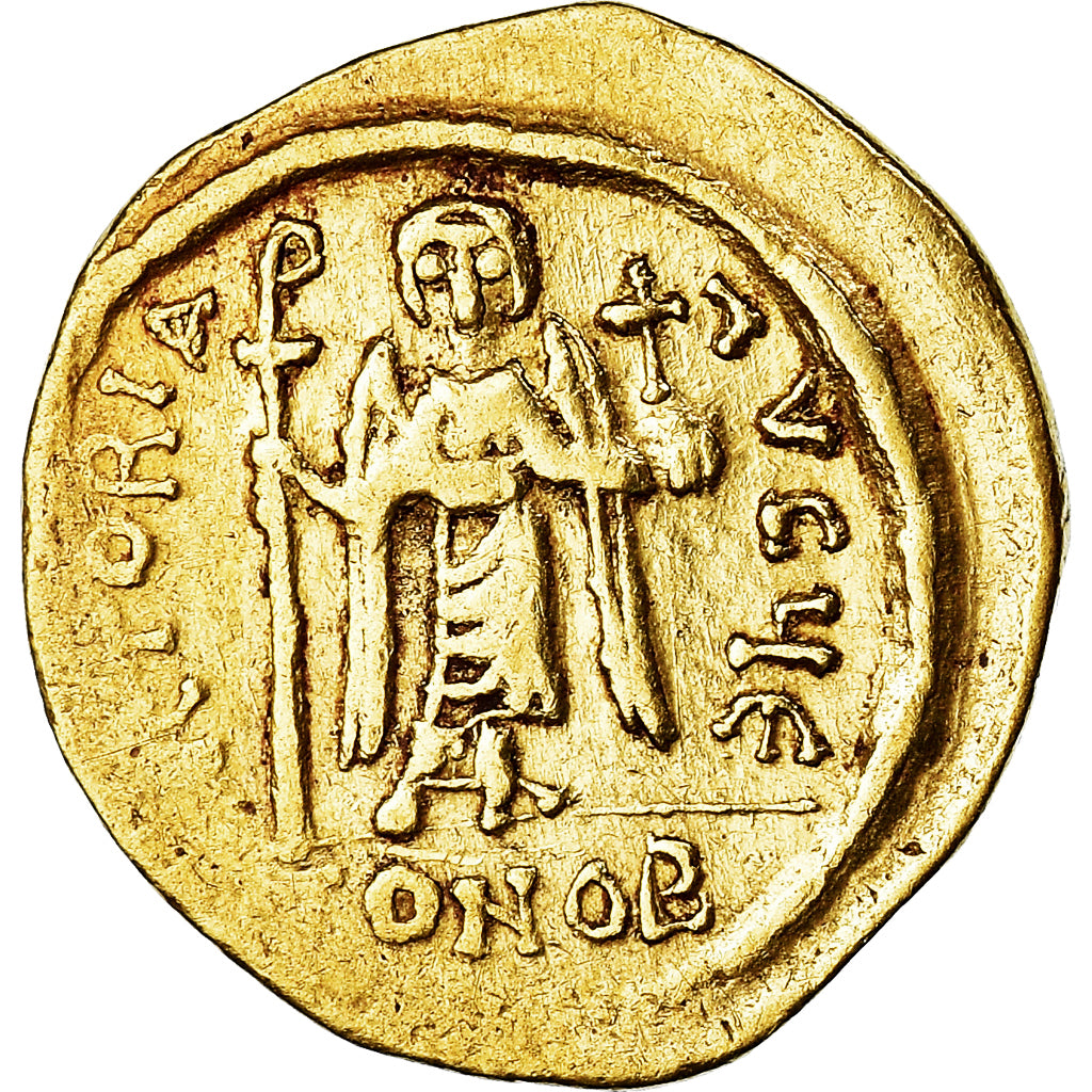 Coin, Phocas, Solidus, 602-610, Constantinople, AU(50-53), Gold, Sear:620
