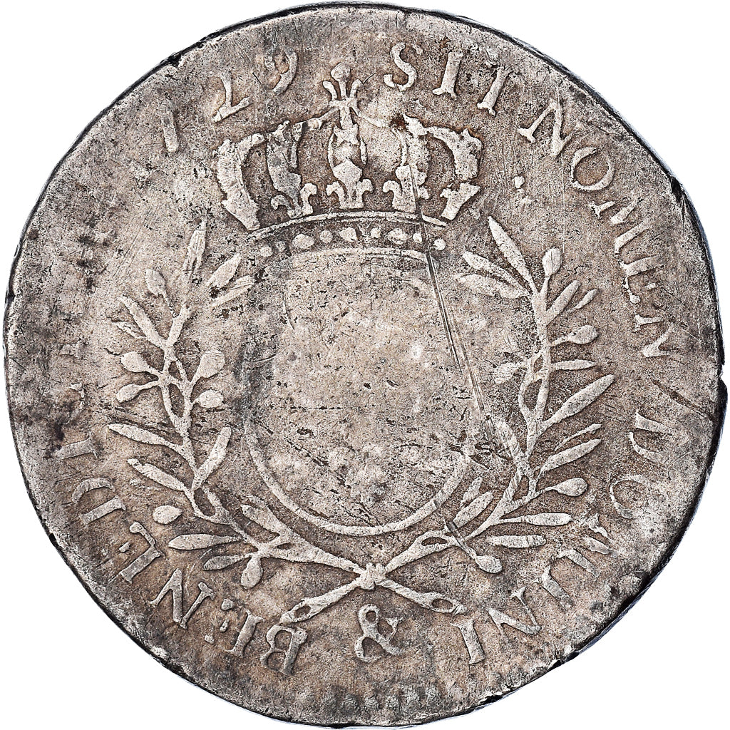 Münze, Frankreich, Louis XV, 1/2 Écu aux branches d'olivier, 1/2 ECU, 44 Sols
