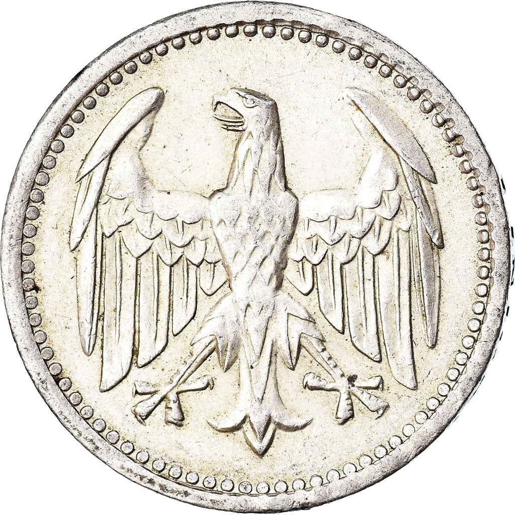 Coin, GERMANY, WEIMAR REPUBLIC, 3 Mark, 1924, Berlin, AU(50-53), Silver, KM:43