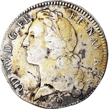 Moneta, Francia, Louis XV, Écu au bandeau, Ecu, 1768, Toulouse, MB, Argento