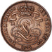 Coin, Belgium, Leopold II, Centime, 1894, AU(55-58), Copper, KM:34.1