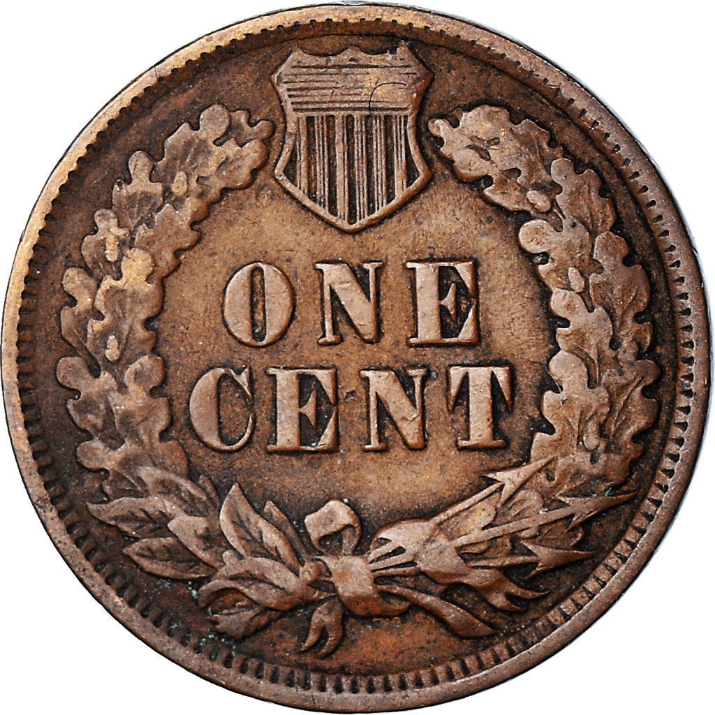 Coin, United States, Indian Head Cent, Cent, 1902, U.S. Mint, Philadelphia
