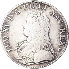 Coin, France, Louis XV, Écu aux branches d'olivier, Ecu, 1728, Tours