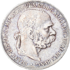 Coin, Austria, Franz Joseph I, 5 Corona, 1900, EF(40-45), Silver, KM:2807