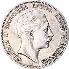 Coin, German States, PRUSSIA, Wilhelm II, 5 Mark, 1904, Berlin, EF(40-45)
