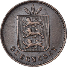 Coin, Guernsey, 4 Doubles, 1903, Heaton, Birmingham, VF(30-35), Bronze, KM:5