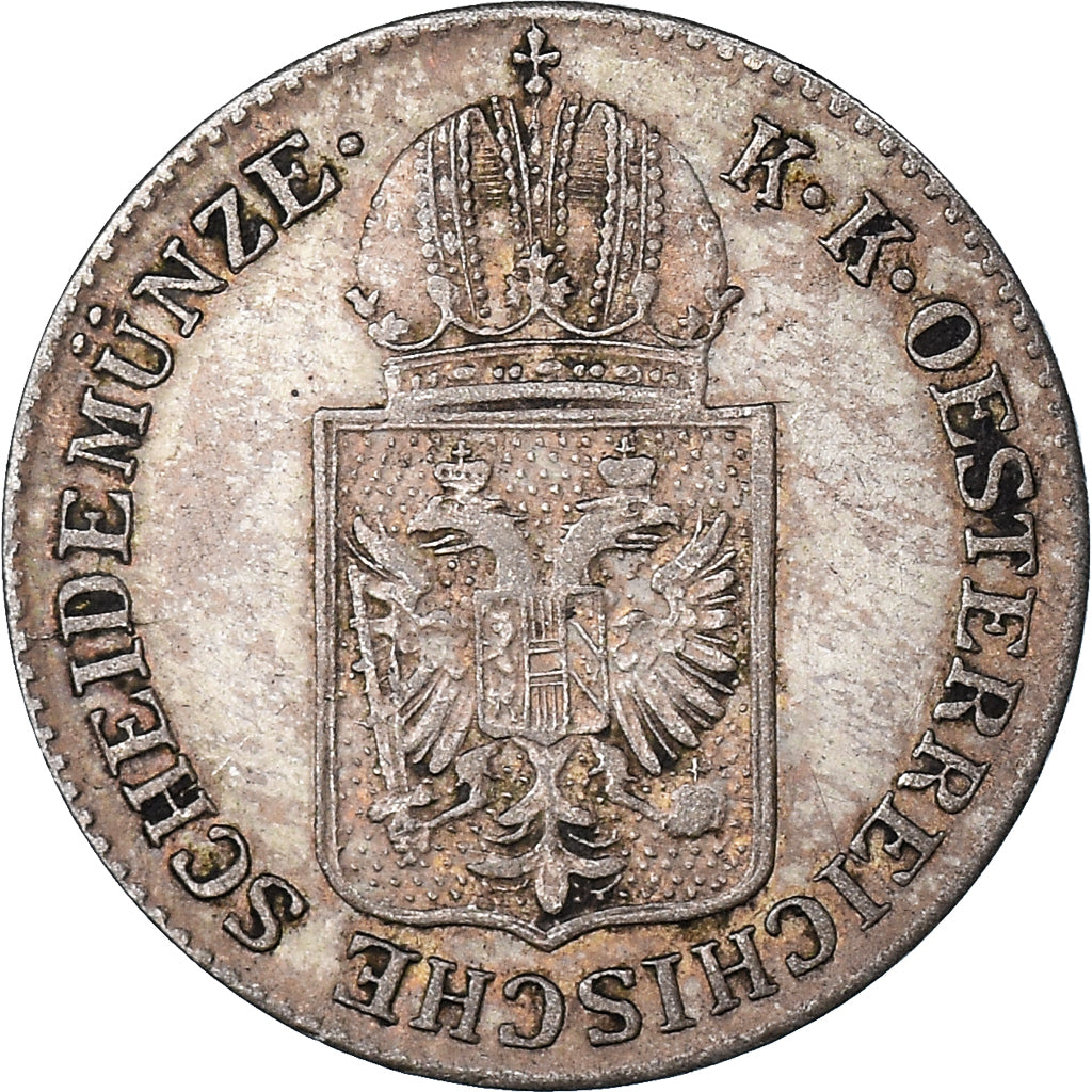 Coin, Austria, Franz Joseph I, 6 Kreuzer, 1849, Vienna, AU(50-53), Silver