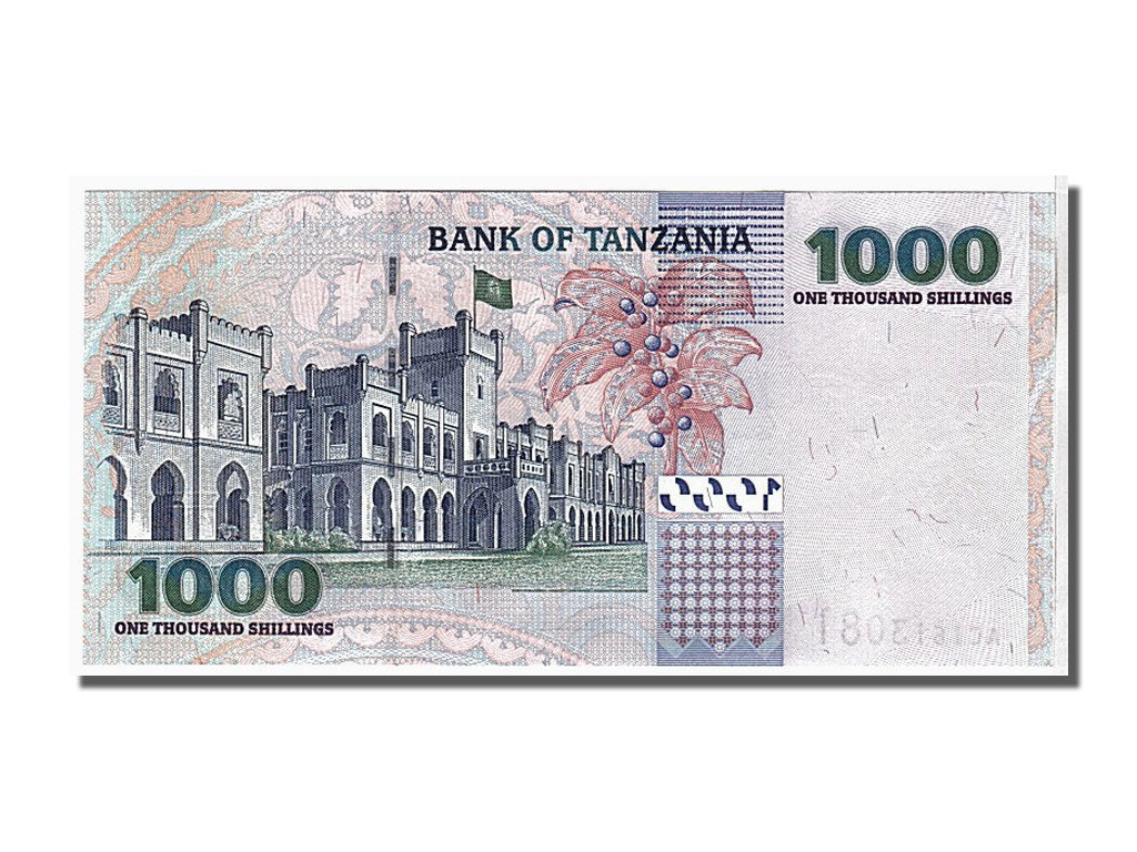 Banconote, Tanzania, 1000 Shilingi, 2003, FDS