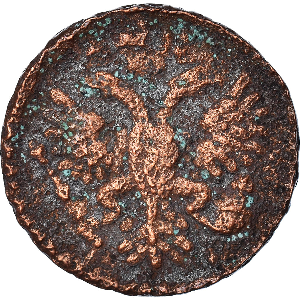 Coin, Russia, Denga, 1/2 Kopek, 1731, VG(8-10), Copper, KM:188