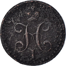 Coin, Russia, Nicholas I, Denga, 1/2 Kopek, 1840, Saint-Petersburg, F(12-15)
