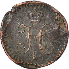 Moneta, Russia, Nicholas I, Polushka, 1/4 Kopek, 1840, F(12-15), Miedź