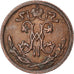 Moneda, Rusia, Nicholas II, 1/2 Kopek, 1913, Saint-Petersburg, MBC+, Cobre