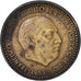 Moneta, Spagna, Francisco Franco, caudillo, Peseta, 1953, MB, Alluminio-bronzo