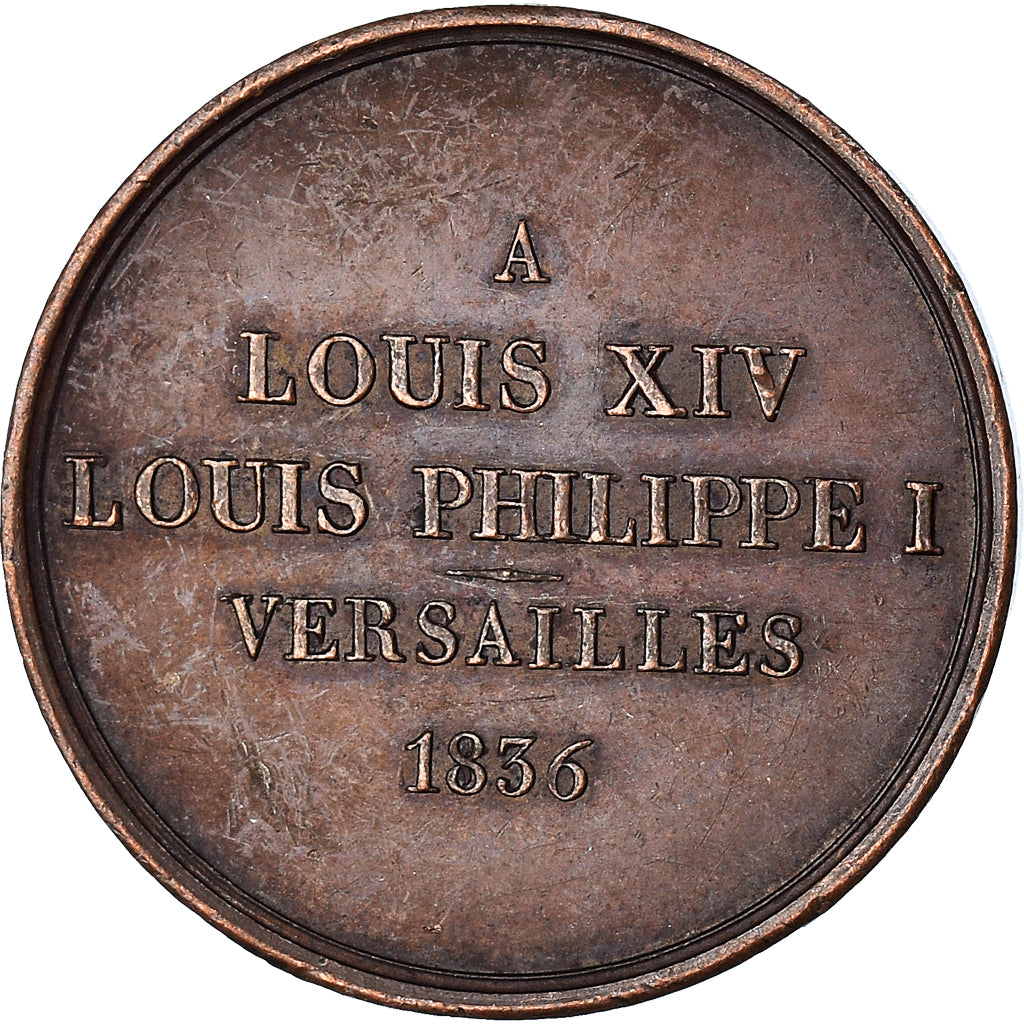France, Jeton, 1836, AU(50-53), Copper