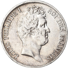 Coin, France, Louis-Philippe, 5 Francs, 1830, Paris, EF(40-45), Silver