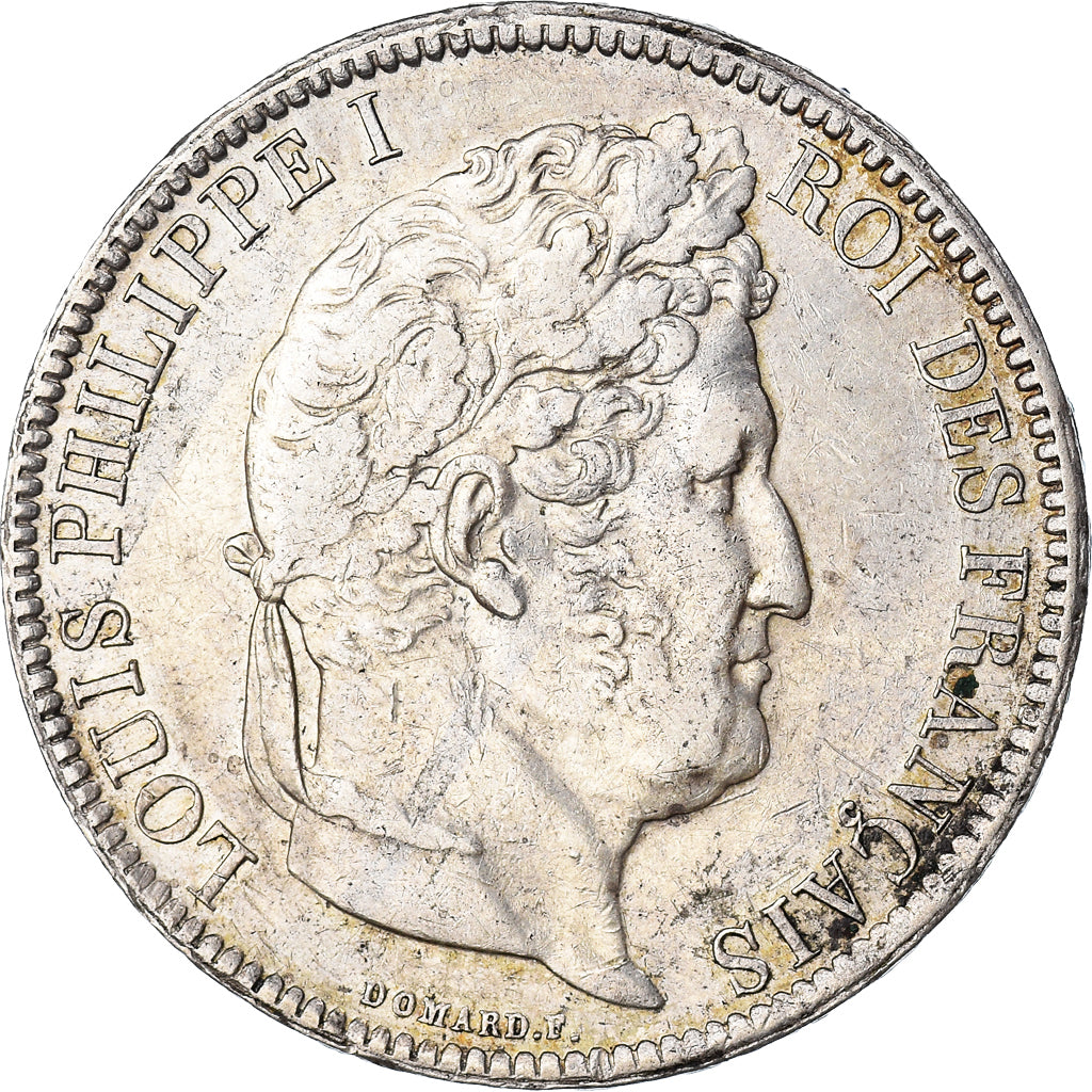 Coin, France, Louis-Philippe, 5 Francs, 1831, Lille, EF(40-45), Silver
