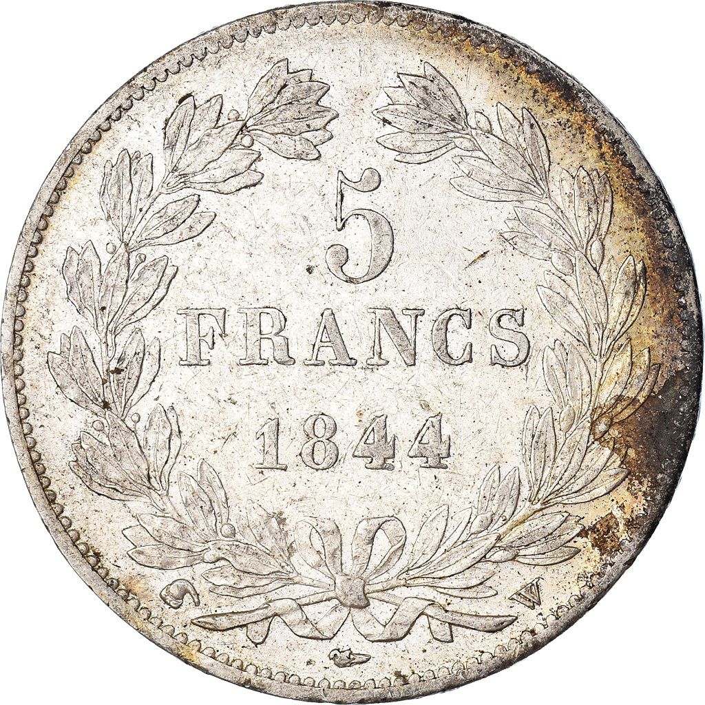 Moneta, Francja, Louis-Philippe, 5 Francs, 1844, Lille, VF(20-25), Srebro