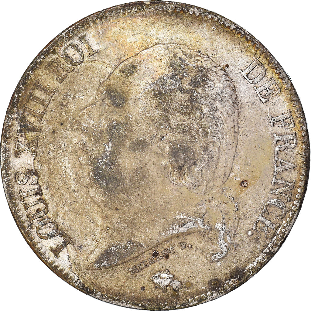 Münze, Frankreich, Louis XVIII, Louis XVIII, 5 Francs, 1824, Paris, S+, Silber