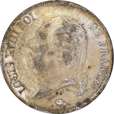 Münze, Frankreich, Louis XVIII, Louis XVIII, 5 Francs, 1824, Paris, S+, Silber