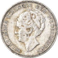 Moeda, Países Baixos, Wilhelmina I, Gulden, 1922, EF(40-45), Prata, KM:161.1