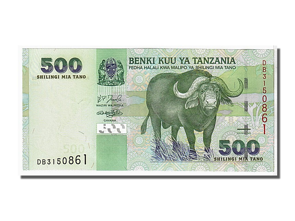 Geldschein, Tanzania, 500 Shilingi, 2003, KM:35, UNZ