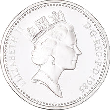 Moeda, Grã-Bretanha, Elizabeth II, Pound, 1985, British Royal Mint, MS(65-70)