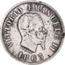 Moneta, Italia, Vittorio Emanuele II, 50 Centesimi, 1863, Milan, MB, Argento