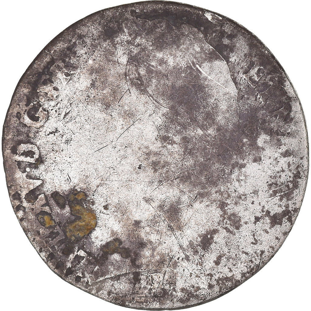 Moneda, Francia, 1/10 Écu au bandeau, 1741 ou 1742, Rennes, BC, Plata