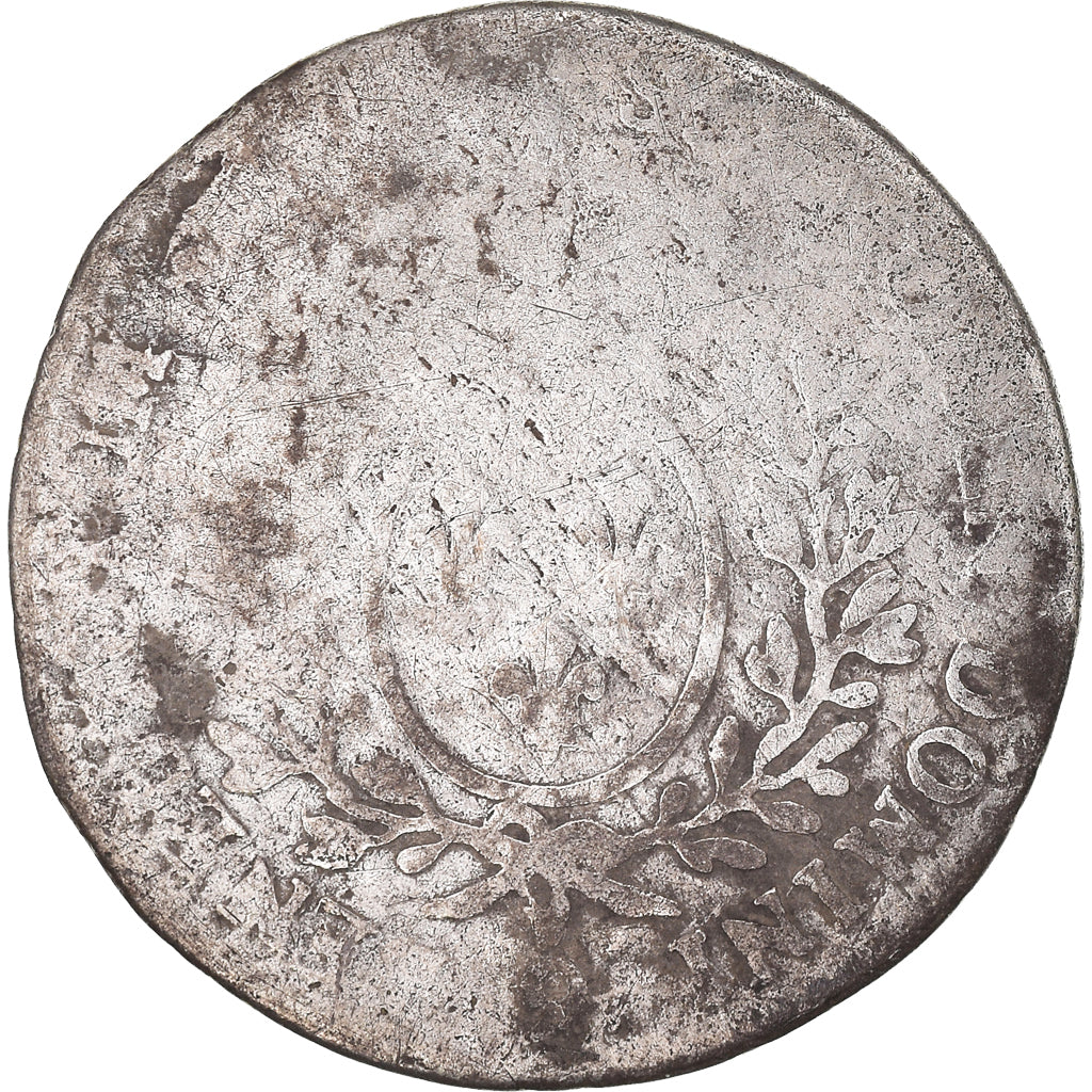 Moneda, Francia, 1/10 Écu au bandeau, 1741 ou 1742, Rennes, BC, Plata