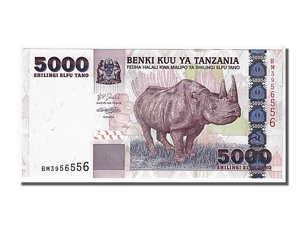 Tanzania, 5000 Shilingi, 2003, KM #38, UNC(65-70), BM3956556