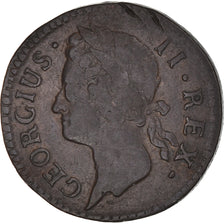 Coin, Ireland, Farthing, 1744, VF(30-35), Copper, KM:131, Spink:6609