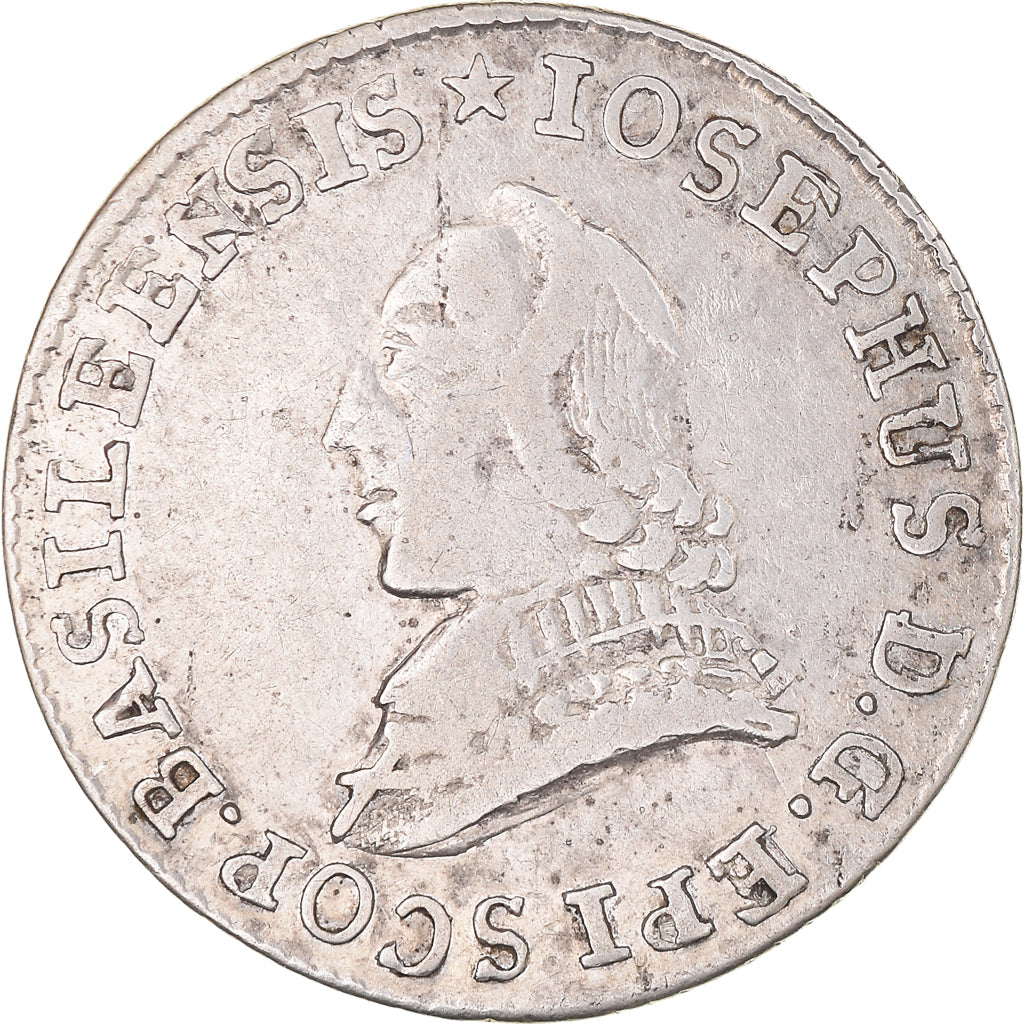 Coin, SWISS CANTONS, BASEL, Joseph Sigismund, 12 Kreuzer, 1788, Basel