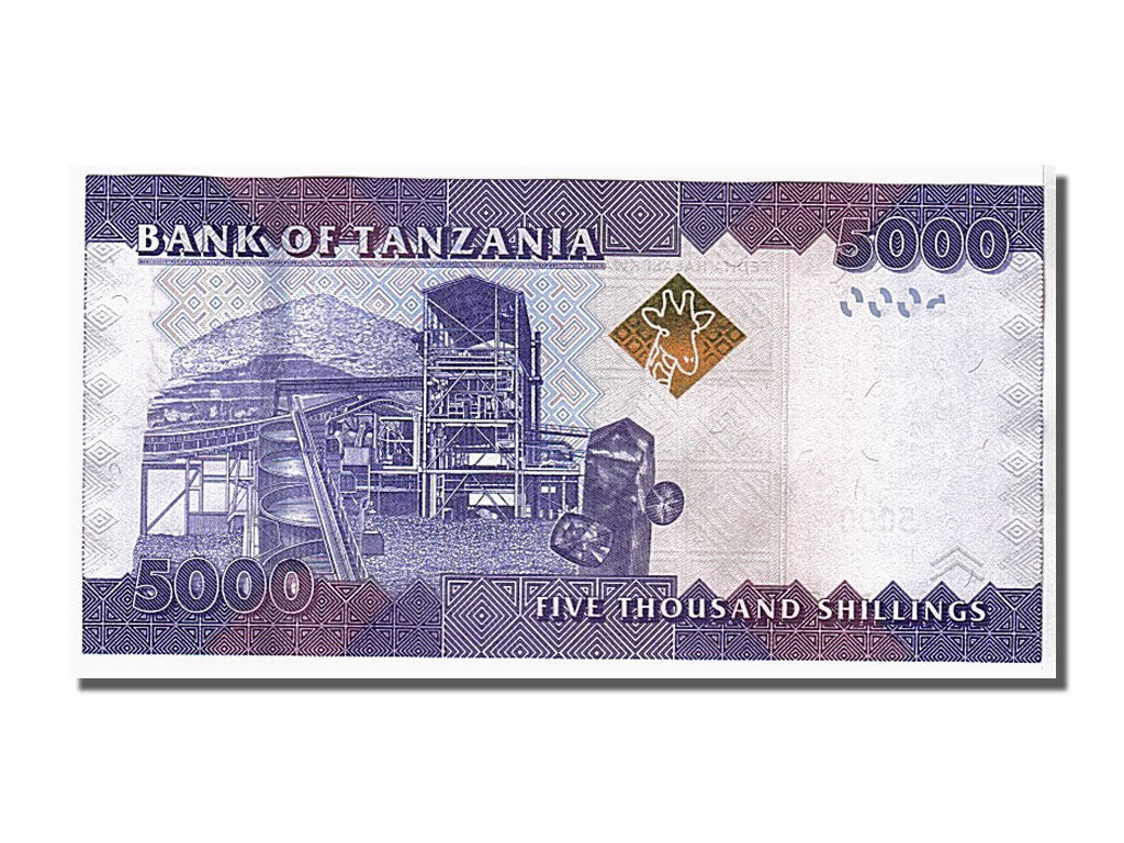 Tanzania, 5000 Shilingi, 2010, KM #43, UNC(65-70), BM5177242