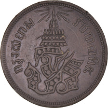 Moneda, Tailandia, Rama V, 4 Att, 1/16 Baht = 1 Sik, 1876, MBC, Cobre, KM:20