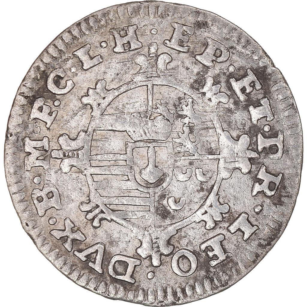 Coin, LIEGE, John Theodore, Plaquette, 1752, Liege, EF(40-45), Silver, KM:152