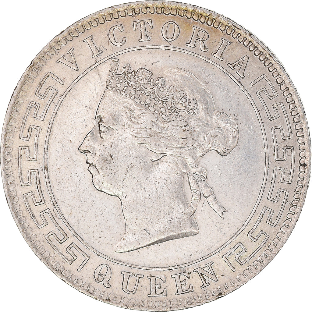 Monnaie, Sri Lanka , Victoria, 50 Cents, 1900, SUP, Argent, KM:96