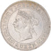Moneta, Cejlon, Victoria, 50 Cents, 1900, AU(55-58), Srebro, KM:96