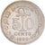 Coin, Ceylon, Victoria, 50 Cents, 1900, AU(55-58), Silver, KM:96
