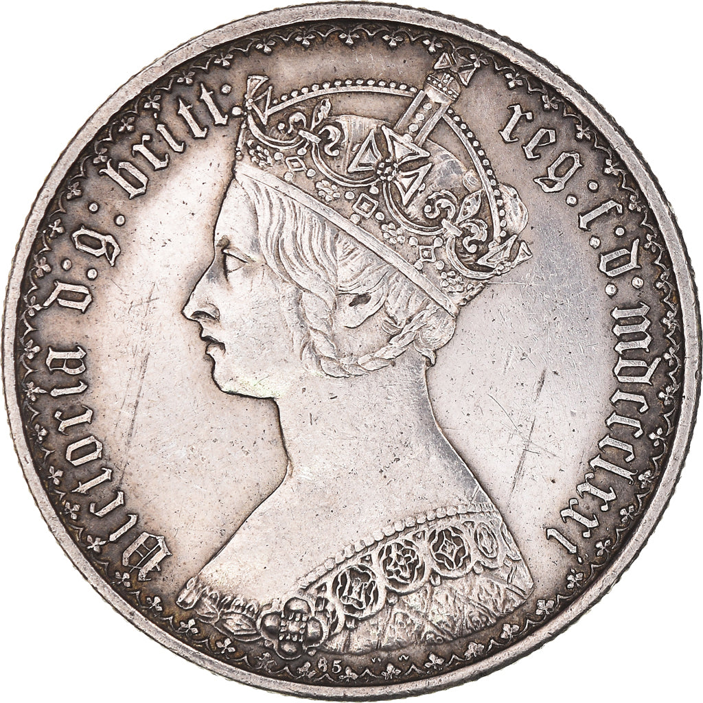 Münze, Großbritannien, Victoria, Gothic, Florin, Two Shillings, 1871, London