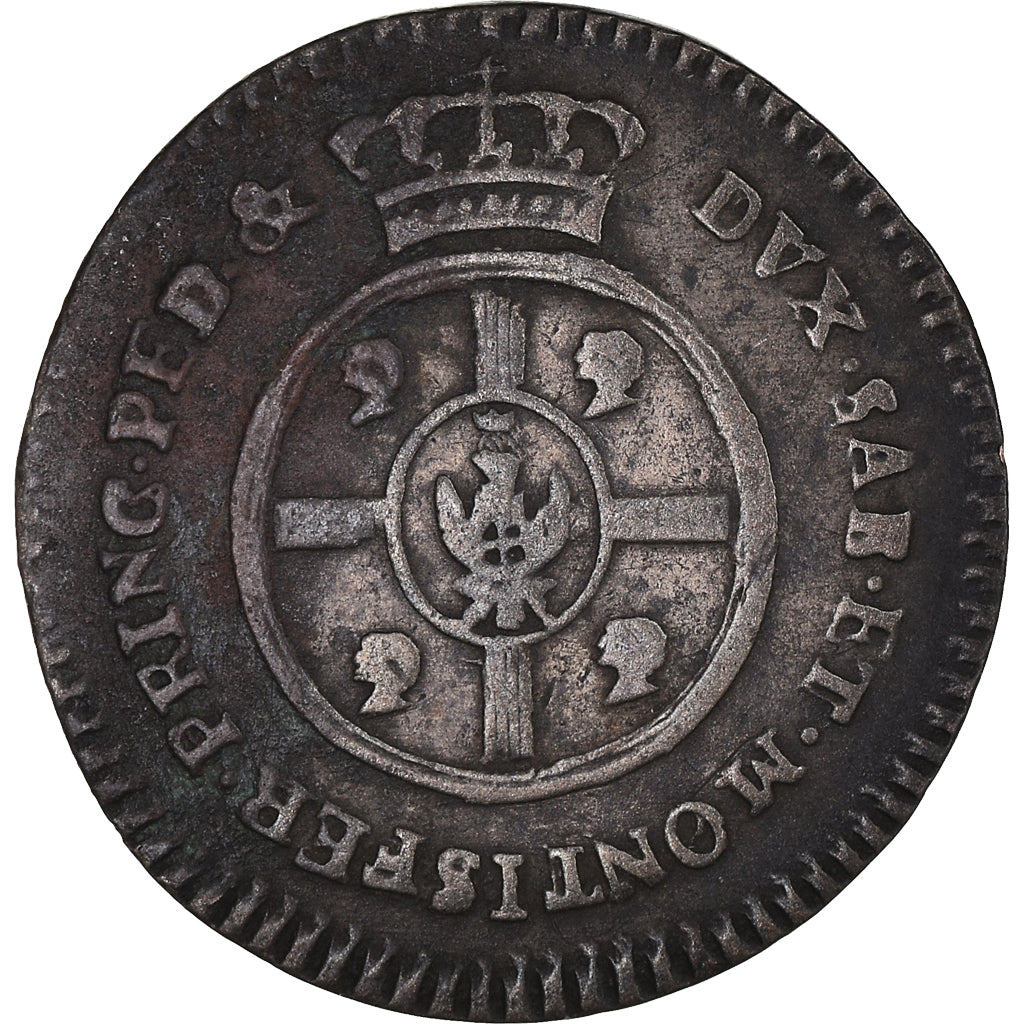 Moneta, STATI ITALIANI, SARDINIA, Vittorio Amedeo III, 1/2 Reale, 1774, Torino